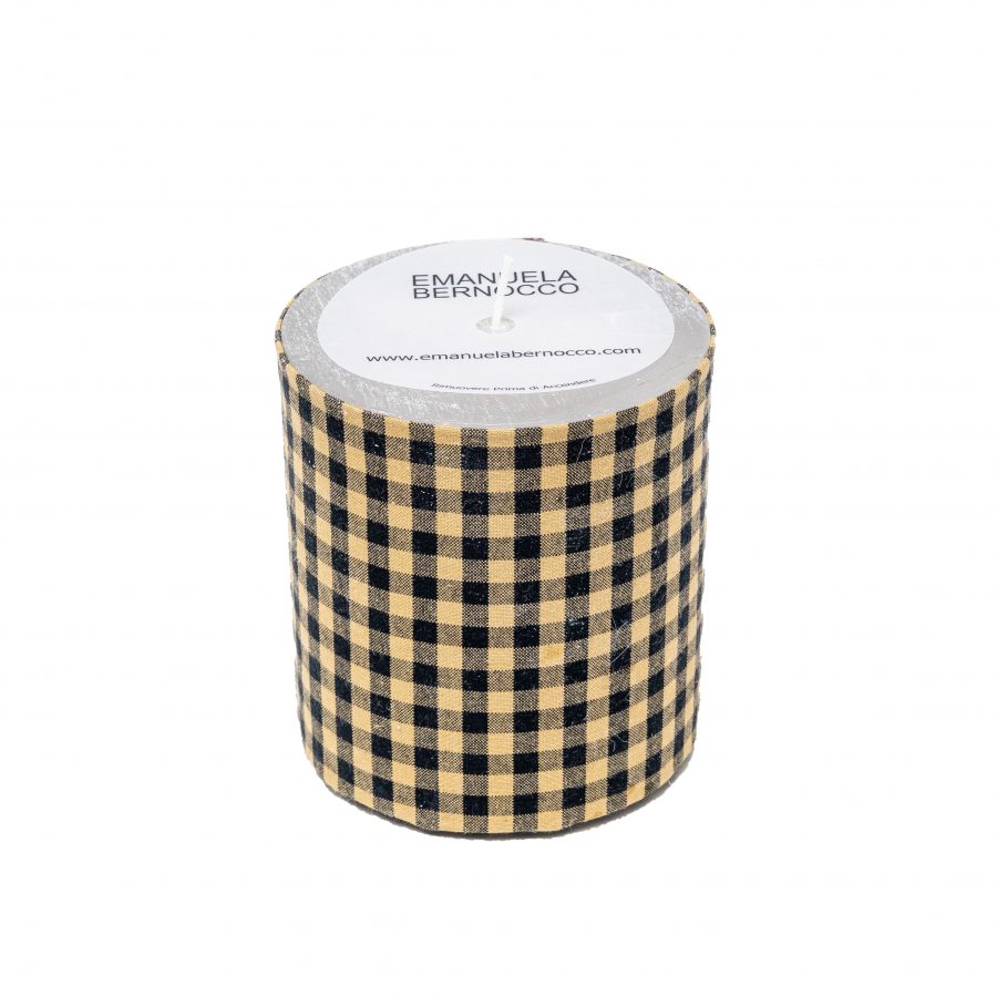 Quadretto nero - beige